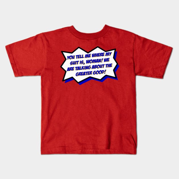 Greater Good Kids T-Shirt by BradyRain
